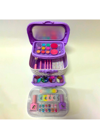 Косметика дитяча в косметичці на 3 рівні No Brand (322346191)