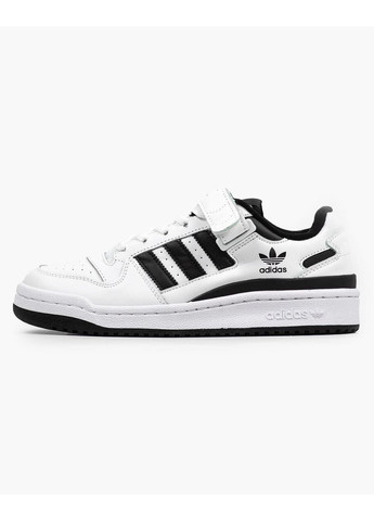 КРОСІВКИ ЖІНОЧІ ADIDAS FORUM BLACK WHITE V2 АДІДАС ФОРУМ No Brand чорні демісезони (368855040)