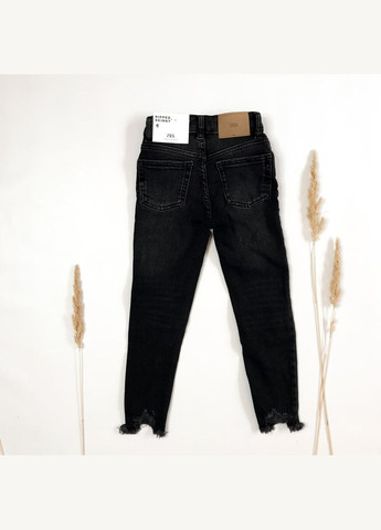 Джинси 116 cм чорний артикул Л541 Zara (285718217)