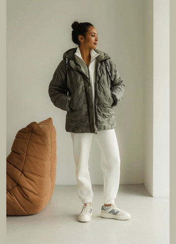 Оливкова зимня куртка Seventeen