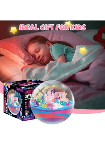 Творческий набор ночник-шар с LED-подсветкой, песок, декор (BK1845-BK1846) No Brand (396726525)