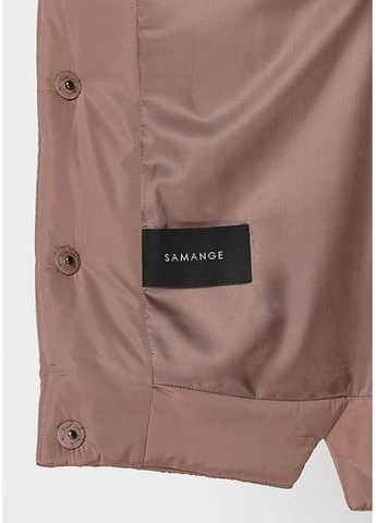 Біла куртка 1273m-cw молочний шоколад sam Samange