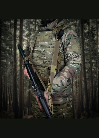 Ремінь збройовий триточковий Hel slingCoyote RAGNAROK (315881982)