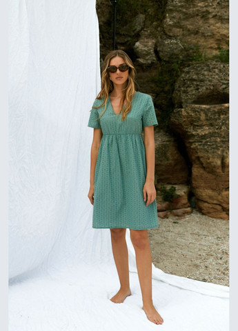 Зеленое повседневный платье Seventeen однотонное