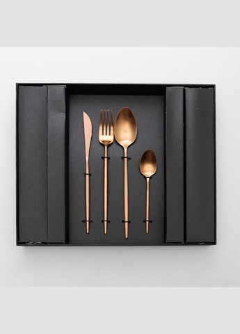 Набор столовых приборов 24 предмета столовый набор на 6 персон Бронза HP-20-18 Yiwu (324305027)