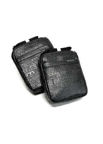 Чоловіча сумка Bikk з еко-шкіри PU1107-3 чорна 24х20х5 No Brand (372744507)