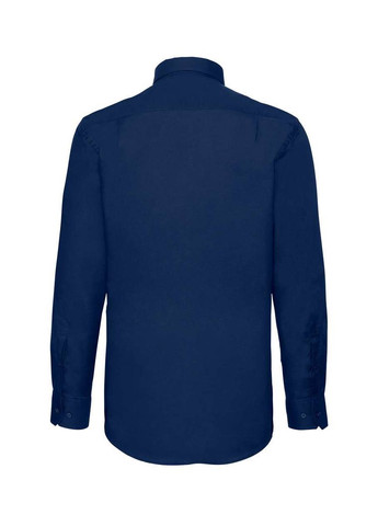 Синяя классическая, кэжуал рубашка Fruit of the Loom