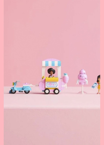 Конструктор Friends, Ларек с сахарной ватой и скутер цвет разноцветный ЦБ-00269198 Lego (315745235)