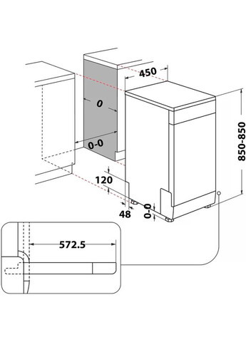 Посудомоечная машина DSFO3T224C Indesit