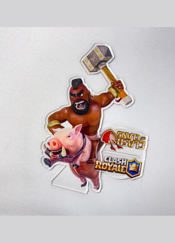 Акриловая коллекционная фигурка Clash of Clans, Clash Royale Персонаж Всадник на кабане 15 см No Brand (339619533)