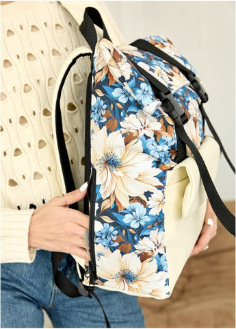 Рюкзак ролл унісекс RollTop Milton з клапаном Sambag (302518982)