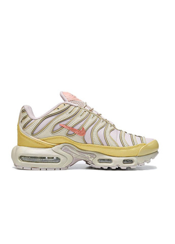 Розовые демисезонные кроссовки мужские nike air max tn gold pink waterproof найк аир макс тн плюс No Brand