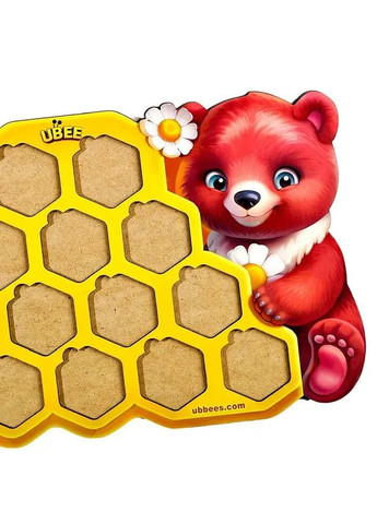 Дитячий пазл сортер "Меморі стільники" (ПСД277) PSD277 Ubumblebees (363126113)