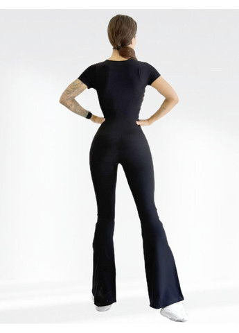 Спортивный комбинезон женский LILAFIT комбинезон-брюки чёрный спортивный нейлон