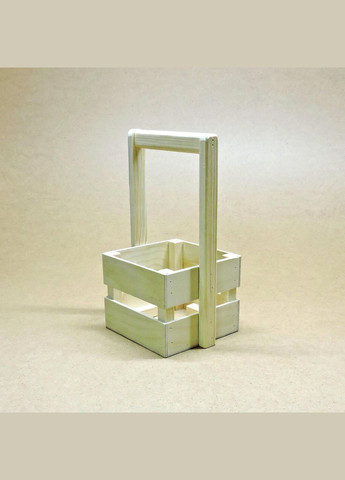 Подарочная корзинка из дерева Шервуд 15х15 бланже (ПДК-0021201) No Brand (328911455)