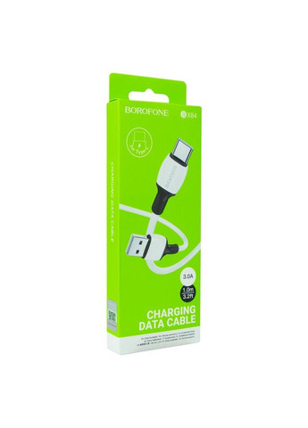 USB кабель Type-C для зарядки телефона / Провод шнур юсб тайп си для быстрой зарядки и передачи данных Borofone (338603896)