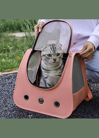 Рюкзак-переноска 257711 Peach для кішок 5 шт. MoorPet (356500189)