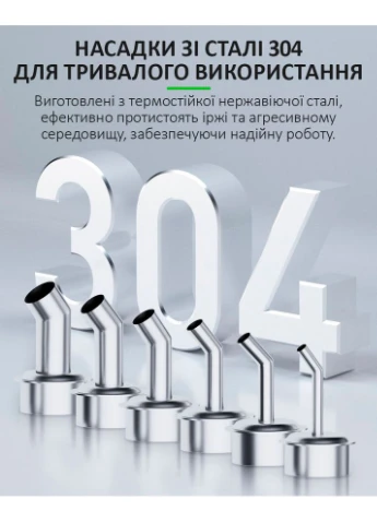Насадка для термофена 861, 45°, 5 мм. QUICK 861/856AE/712/713/TR1300/TR1 Relife (351395079)