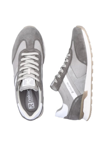 Сірі кросівки (р) шкіра/текстиль 0-2-2-u-0301-60 Rieker