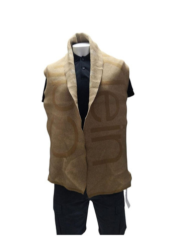 Шарф двухсторонний, с серым, с надписью бренда, one size Calvin Klein slim fit (370442791)