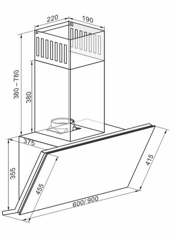 Витяжка AT 6430 F Eco Kaiser (308796264)