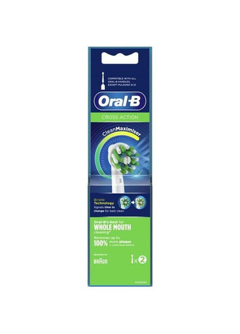 Набор насадок BRAUN OralB Cross Action EB50RB 2 шт (4210201355298) Oral-B (316696604)