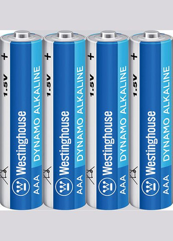 Батарейка Лужная Alkaline Dynamo AАA/LR03 1.5 V 4 шт/уп blister Westinghouse (301336284)
