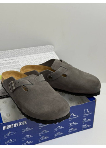 Замшеві шльопанці біркенсток Birkenstock No Brand Boston (354820684)