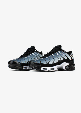 Сірі всесезон кросівки чоловічі і жіночі nike air max tn plus gray black | найк аір макс тн плюс сірі чорні No Brand