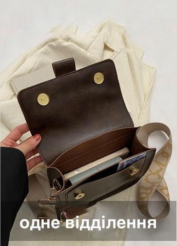 Жіноча сумка 5262 крос-боді чорна No Brand (296008128)