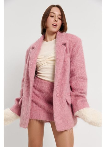 Костюм из альпаки ярко-розовый - жакет+юбка TAYU костюм (364895286)