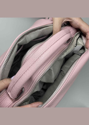 Жіноча сумка з регульованим плечовим ременем і однією ручкою рожева Alex&Mia (323158381)