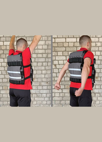 Жилет утяжелитель Armor 18 кг наборный с шагом 0,5 кг EasyFit (323163645)