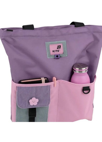 Молодежная сумка-шопер Education teens 586-1 11л Фиолетовый, розовый (K25-586-1) Kite (341827923)