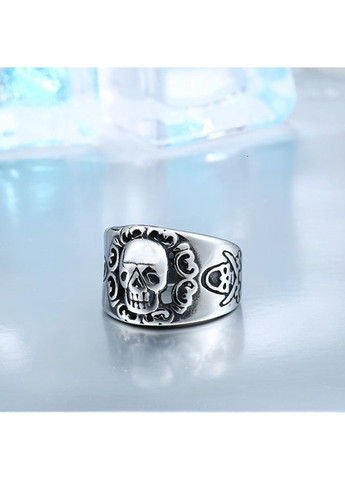 Готична чоловіча печатка череп з медичної сталі RM-031 No Brand (299634526)