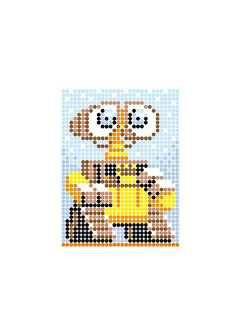 Картина по номерам стикерами в тубусе "Робот желтый" (WALL-E), 1200 стикеров 1883 УМНЯШКА (302384342)