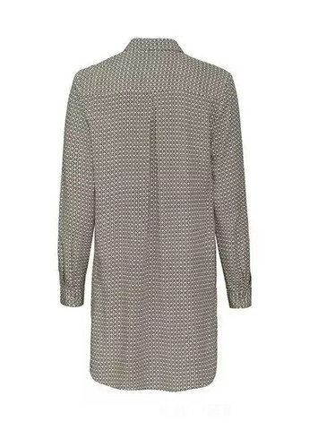 Цветная повседневный, кэжуал рубашка с геометрическим узором Esmara с длинным рукавом