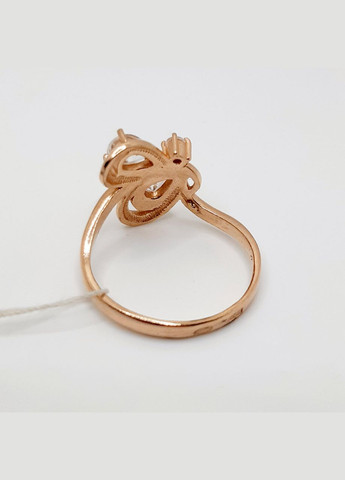 Кольцо серебро позолоченное 925° 3,10г. цветок () Харківський ювелірний завод 01101211 (305583059)