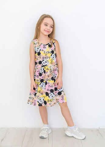 Комбінована плаття для дівчинки на літо мінні маус No Brand (291883009)
