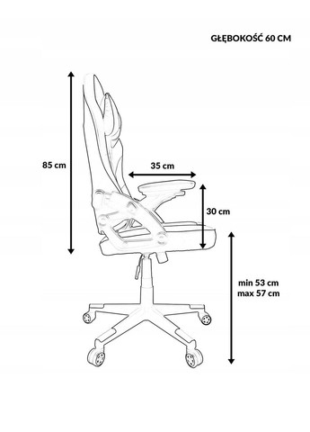 Кресло Venos Black Kontrast (336929461)