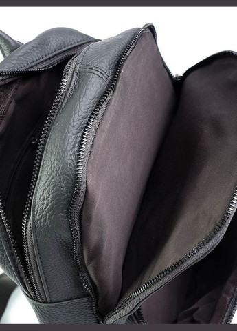 Женский кожаный рюкзак серый No Brand (292557701)