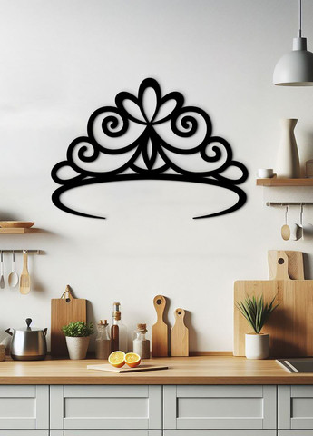 Картина лофт, настінний декор для дому "Корона принцеси", декоративне панно 30х20 см Woodyard (292013333)