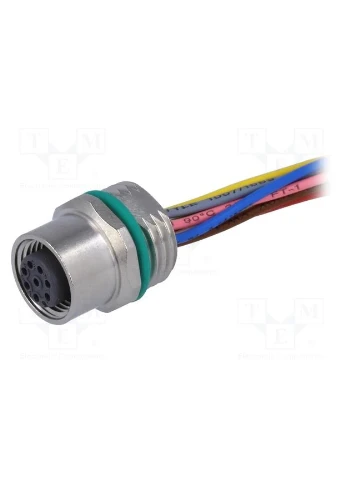 Гнездо с кабелем M12 8P HARTING (21033176805) 0,5m No Brand (370392178)