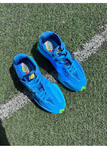 КРОСІВКИ ЖІНОЧІ NEW BALANCE 327 TOTAL BLUE НЬЮ БЕЛАНС 327 No Brand блакитні демісезони (368885301)