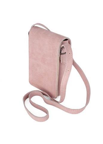 Сумка для телефона женская замшевая 03804 пудровая Virginia Conti (335381195)