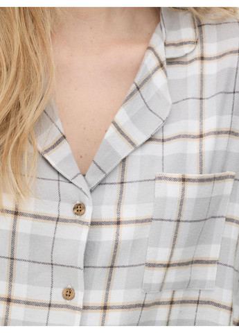 Нічна сорочка,світло-сірий в клітку, Primark (368150966)