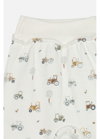 Sweet Mario ползунки для мальчика цвет молочный cb-00287495 молочный футер производство - Украина