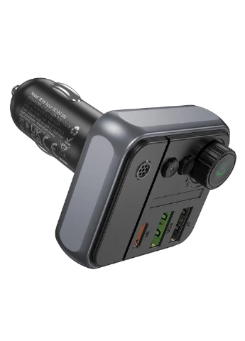 Автомобильное ЗУ с FM-модулятором BC50 Ascenso PD20W+QC3.0 car BT FM transmitter Black Borofone (380482364)
