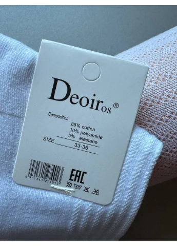1 пара нарядных ажурных прочных белых гольфов на девочку Deoir (383179263)