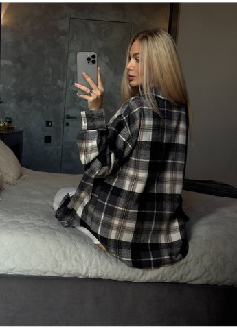 Жіночі кашемірова сорочка в клітинку MonCher (366081865)